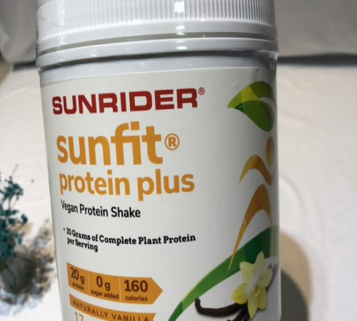 TPBS dinh dưỡng thảo mộc cô đặc Sunrider Sunfit Protein Plus hương vị Vani