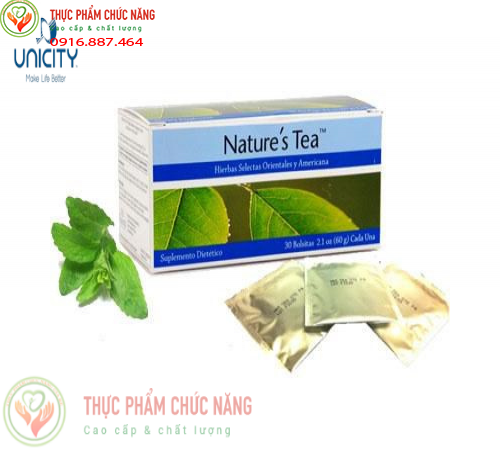 Trà Nature's Tea Unicity giúp thải độc ruột, giảm táo bón