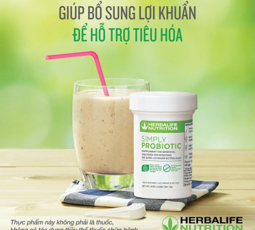 Herbalife Simply Probiotic bổ sung lợi khuẩn tăng cường tiêu hóa đường ruột