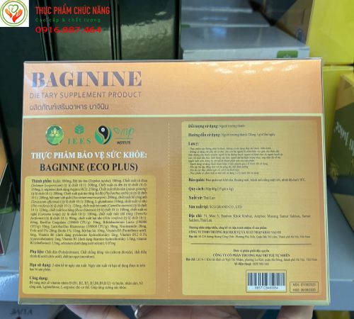 BAGININE - Eco Plus ( Vàng - Thái Lan )