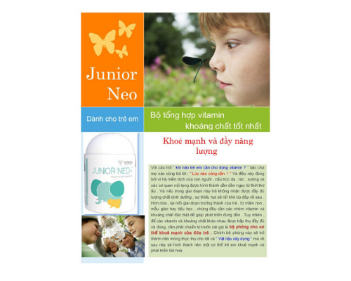Cách Sử Dụng Vision Junior Neo+ Thực Phẩm Chức Năng Giá Rẻ