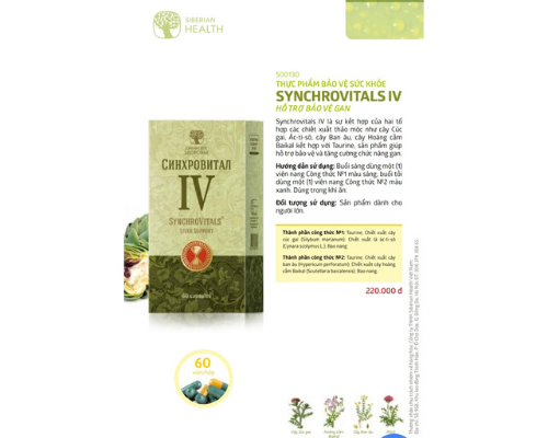 Cách sử dụng Siberian Synchrovitals IV, (SYM 4)