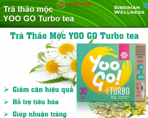 Cách Sử Dụng Trà Giảm Cân Thảo Mộc Thải Độc Yoo Go Turbo Tea Siberian