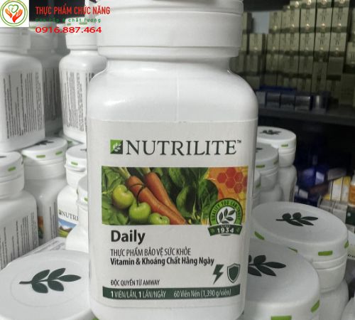 Thực phẩm bảo vệ sức khỏe Nutrilite Daily bổ sung đầy đủ vitamin, khoáng chất thiết yếu cho cơ thể