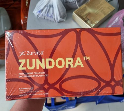 Zundora Zurvita Collagen tăng cường collagen, giảm nếp nhăn và tăng độ đàn hồi, chống oxy hóa