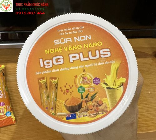 Sữa non nghệ vàng nano IgG Plus