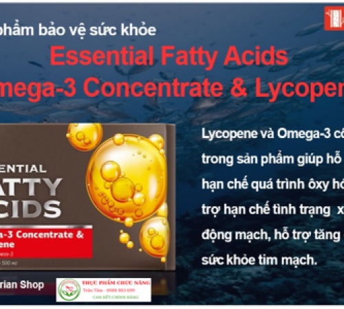 Siberian Tim Mạch Essential Fatty Acids Omega 3 Concentrate V Lycopene
