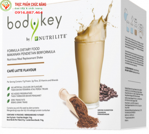 Nutrilite by BodyKey bữa ăn dinh dưỡng hương vị cà phê