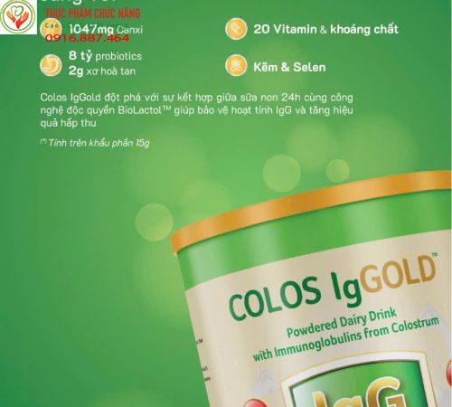 Sữa non Colos IgGold Carefore Nutritrion Global