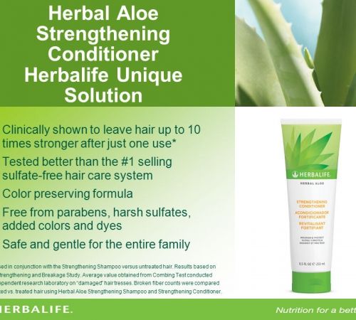 Dầu xả Herbal Aloe Strengthening Conditioner 250ml