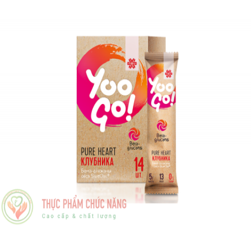 Hổ trợ giảm đường và mỡ trong máu YOO GO Pure Heart Drink Mix