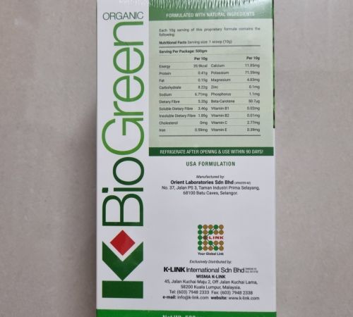K-BioGreen làm sạch đường tiêu hóa, tăng sức đề kháng