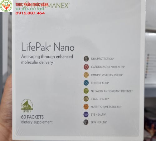 Lifepak Nano Nuskin bổ sung vitamin khoáng chất chống oxy hóa