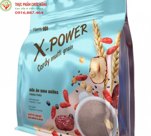 Cordy Multi Grain X-Power Thiên Sư bữa ăn thay thế cung cấp dinh dưỡng trùng thảo vị kỷ tử - táo đỏ