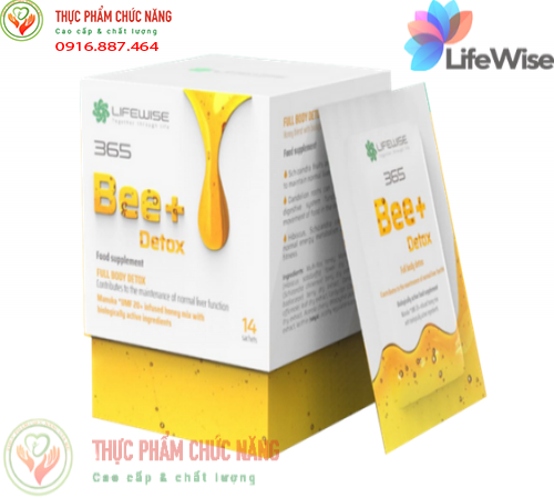 Bee+ Detox, LifeWise Làm sạch và duy trì các chức năng cơ thể khỏe mạnh