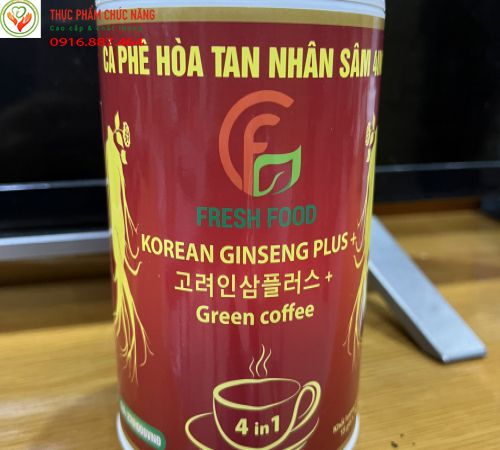 Cà phê hòa tan nhân sâm Hàn Quốc Fresh Food Green Coffee