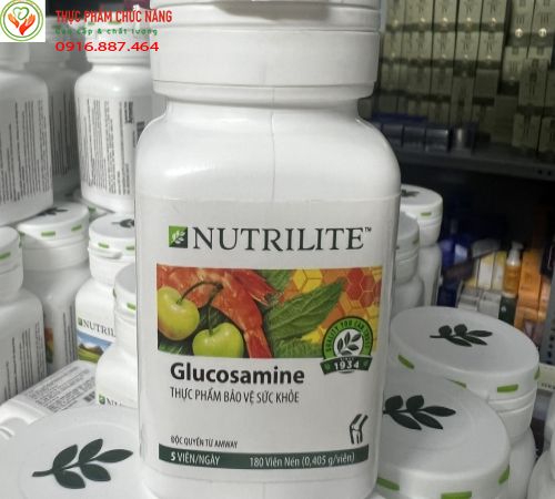 Viên uống TP BVSK Nutrilite Glucosamine Amway hỗ trợ bảo vệ sức khỏe xương khớp