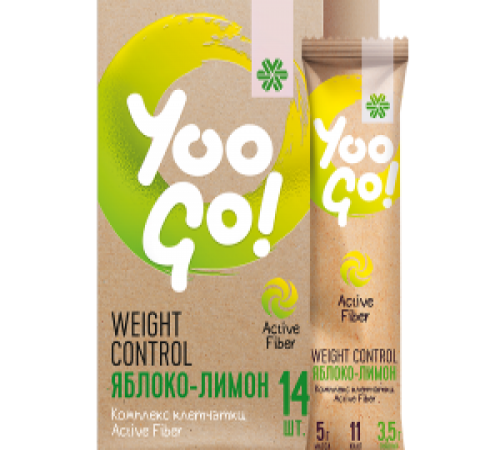 Bữa ăn dinh dưỡng YOO GO Weight Control Drink Mix Apple Lemon
