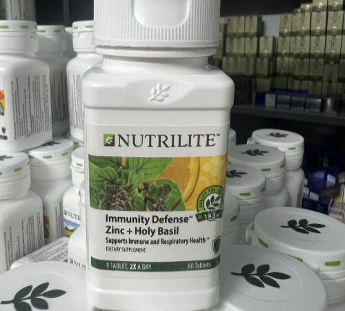 Viên uống Nutrilite Immunity Defense Zinc + Holy Basil bổ sung kẽm giúp tăng cường sức đề kháng