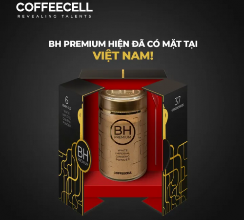 COFFEECELL BH Premium Bột Nhân Sâm Thượng Hạng với Bạch Sâm Hoàng Đế