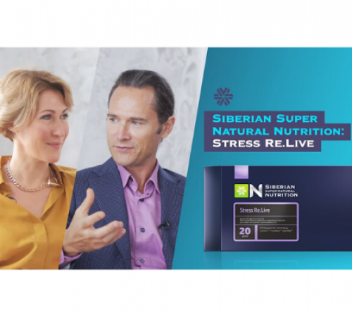 Siberian Super Natural Nutrition. Stress Re.live cải thiện giấc ngũ, giảm căng thẵng giảm tress
