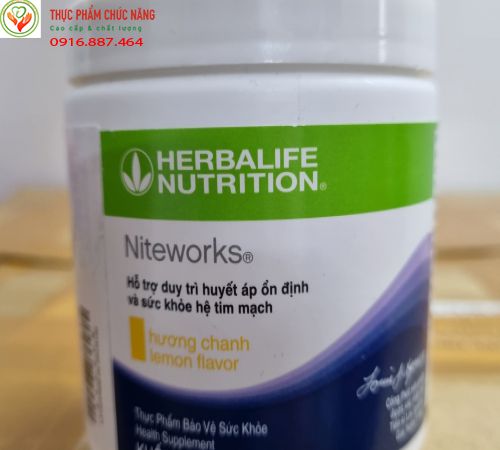 Herbalife Niteworks tăng cường bảo vệ mạch máu huyết áp tim mạch khỏe