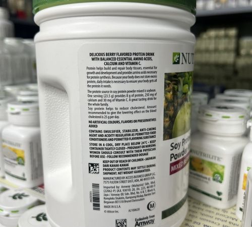 Nutrilite Protein Powder vị dâu bổ sung đạm thực vật bảo vệ sức khỏe